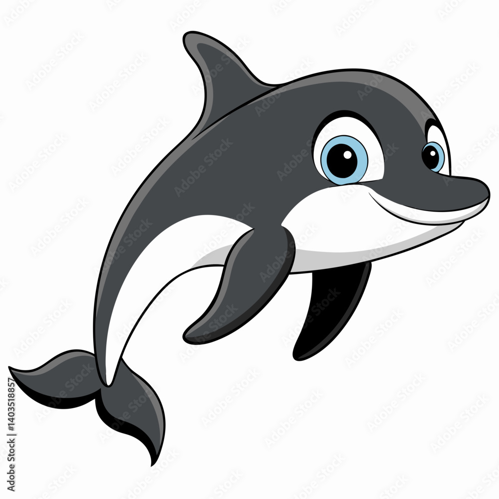 Fototapeta premium dolphin vector illustration