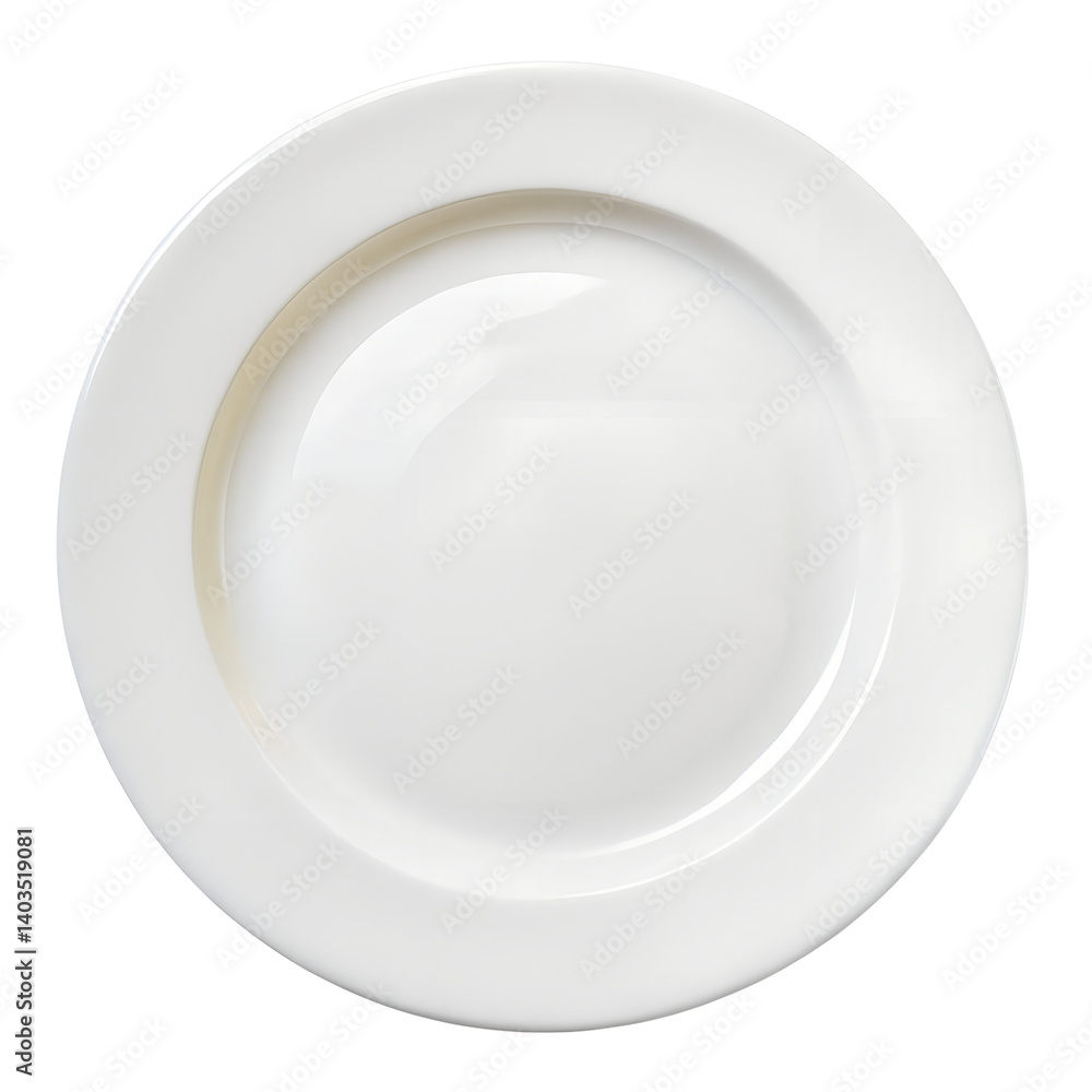 Dinnerware porcelain plate isolated on transparent background Dinnerware porcelain plate isolated on transparent background