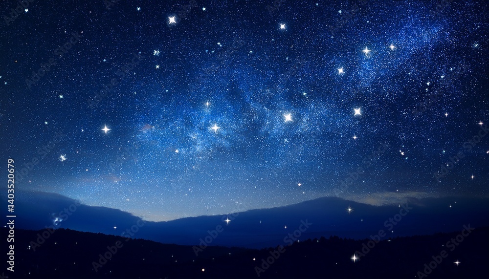 Fototapeta premium starry night sky
