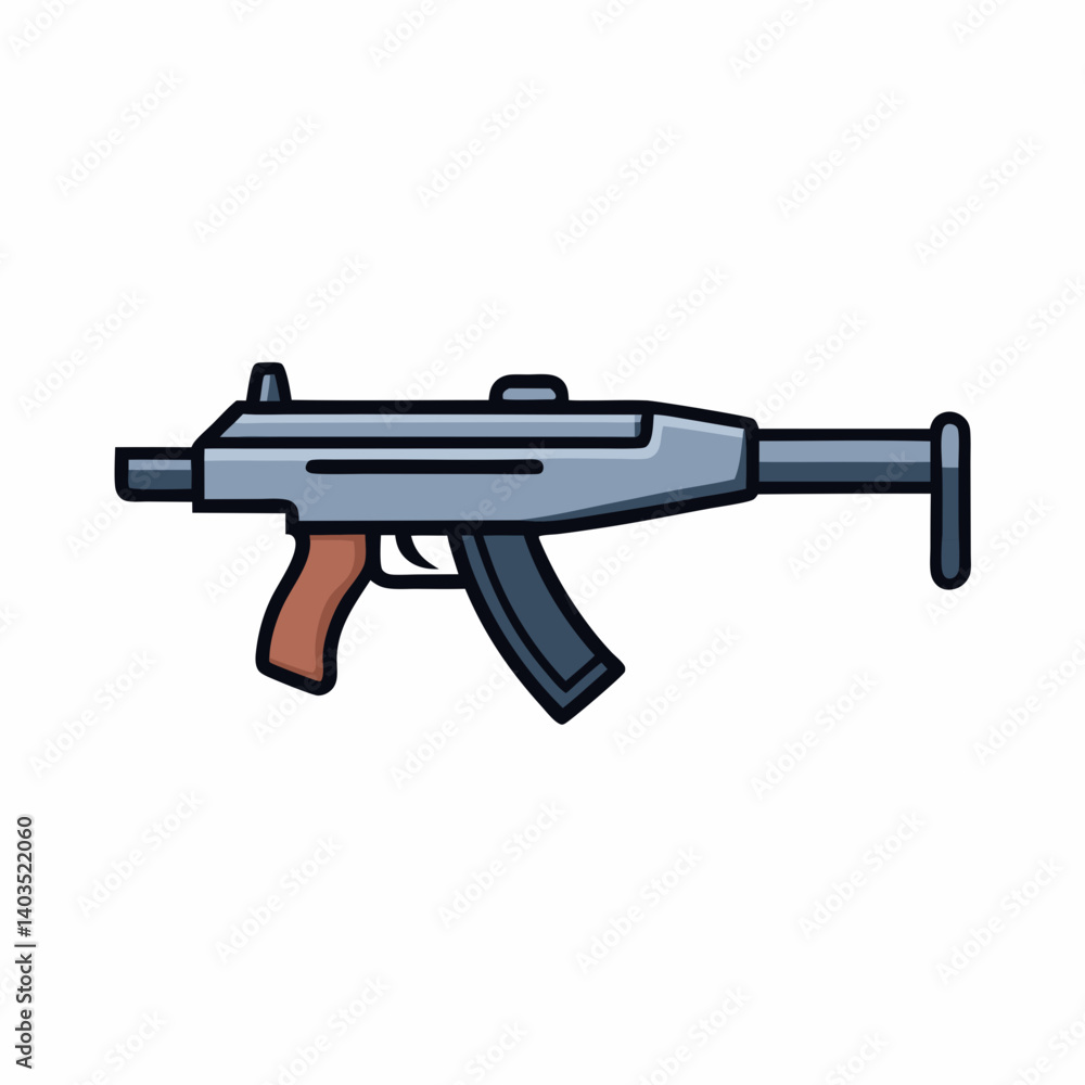 assault rifle vector illustration assault rifle vector illustration