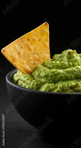 Taco and Guacamole. Taco dip