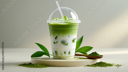 Matcha Latte Drink Smothie