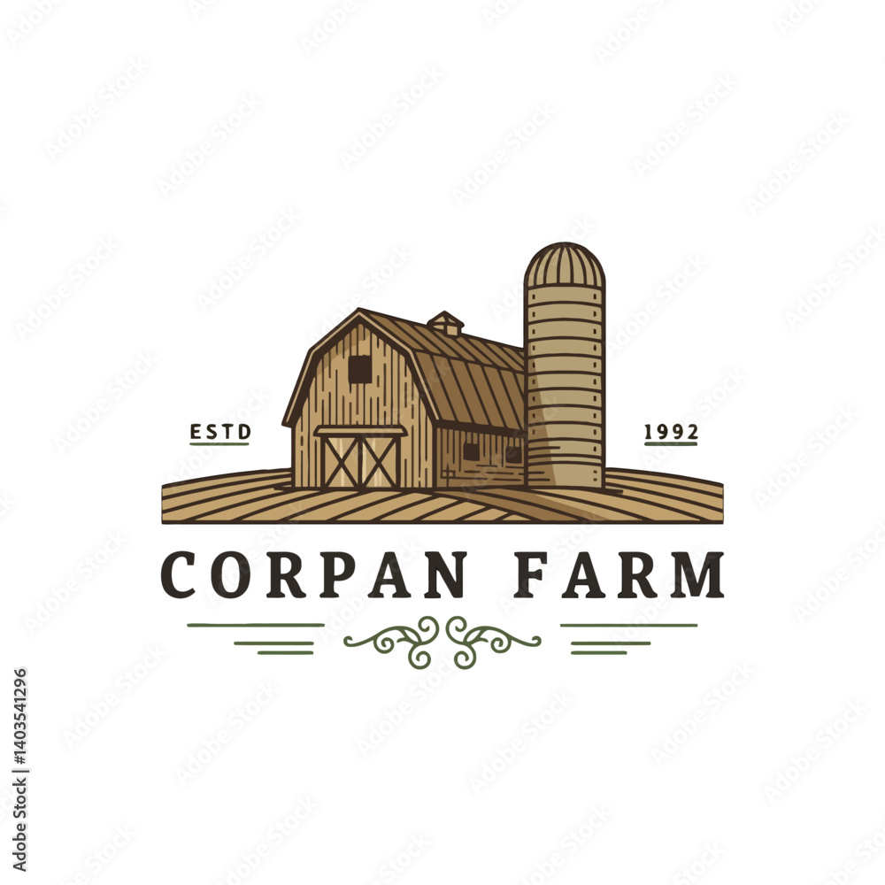 Obraz premium Corpan Farm Logo