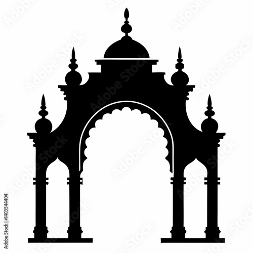 taj mahal vector