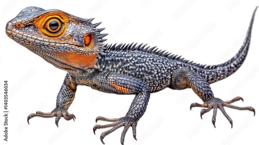 Lizard: A vibrant, eye-level studio shot of a lizard showcases its intricate textures and captivating features, highlighting its natural beauty and unique characteristics. Lizard: A vibrant, eye-level studio shot of a lizard showcases its intricate textures and captivating features, highlighting its natural beauty and unique characteristics.