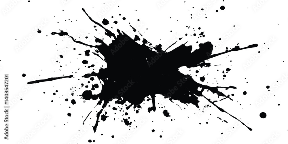 Black ink splatter isolated on transparent background. black ink Splatter, black paint, ink brush strokes, brushes, lines, grungy. Dirty artistic design elements, Black ink splatter isolated on transparent background. black ink Splatter, black paint, ink brush strokes, brushes, lines, grungy. Dirty artistic design elements,