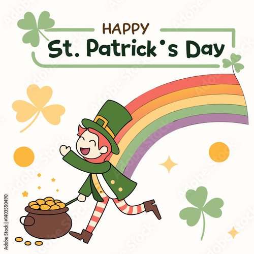 St Patrick's Day' elements vector image (29).eps