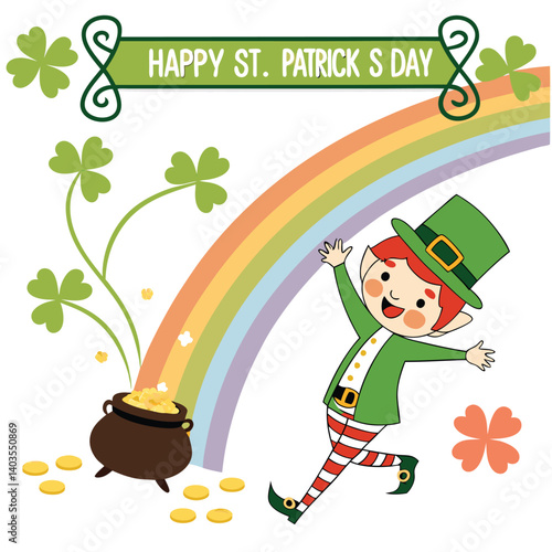 St Patrick's Day' elements vector image (31).eps