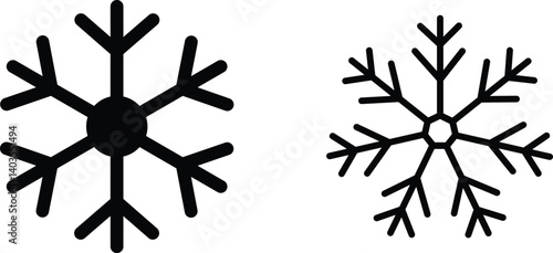Snowflake Symbol Winter Decoration Vector