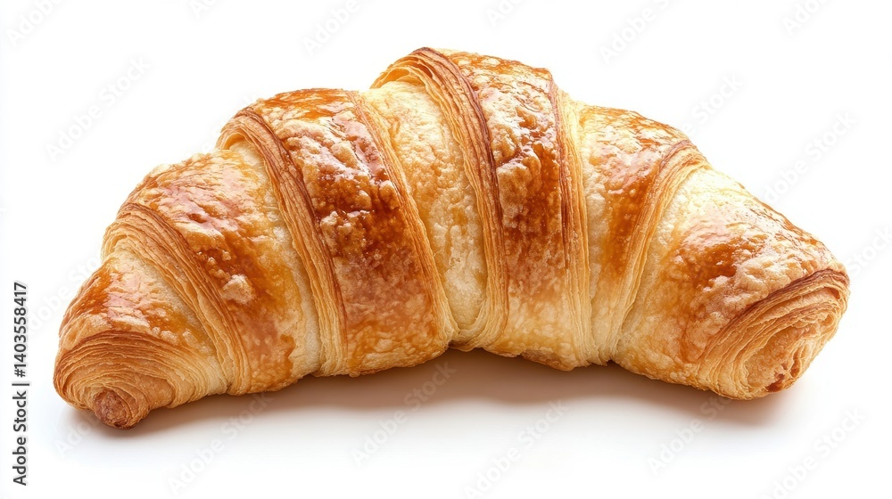 Classic French Croissant with Crispy Golden Crust Classic French Croissant with Crispy Golden Crust