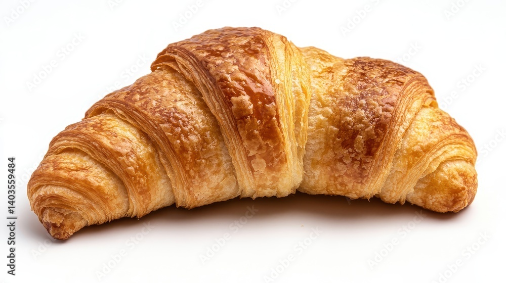 Freshly Baked Croissant with Crispy Layers Freshly Baked Croissant with Crispy Layers