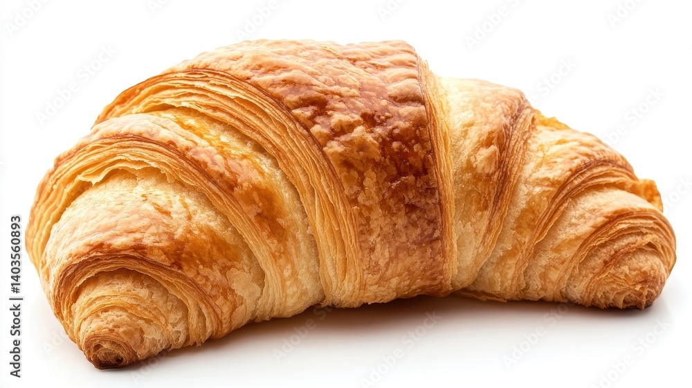 Flaky Croissant Perfect for Bakery Displays Flaky Croissant Perfect for Bakery Displays