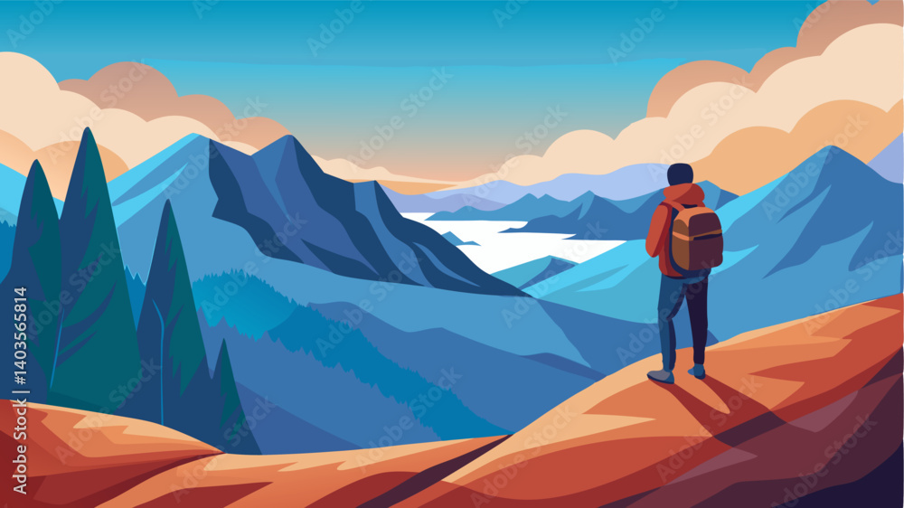 The crisp air and panoramic vistas of the mountain plateau are a hikers dream with miles of untouched wilderness stretching out before them.
