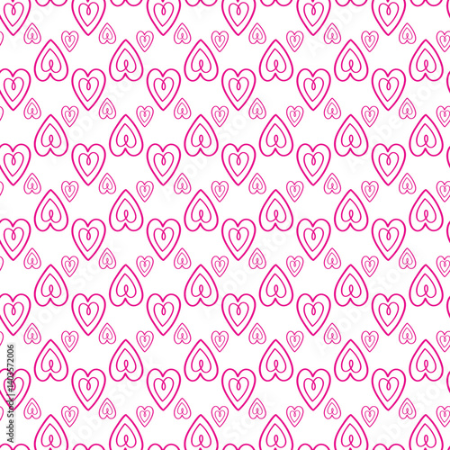 Sweetheart Seamless Vector Pattern Design