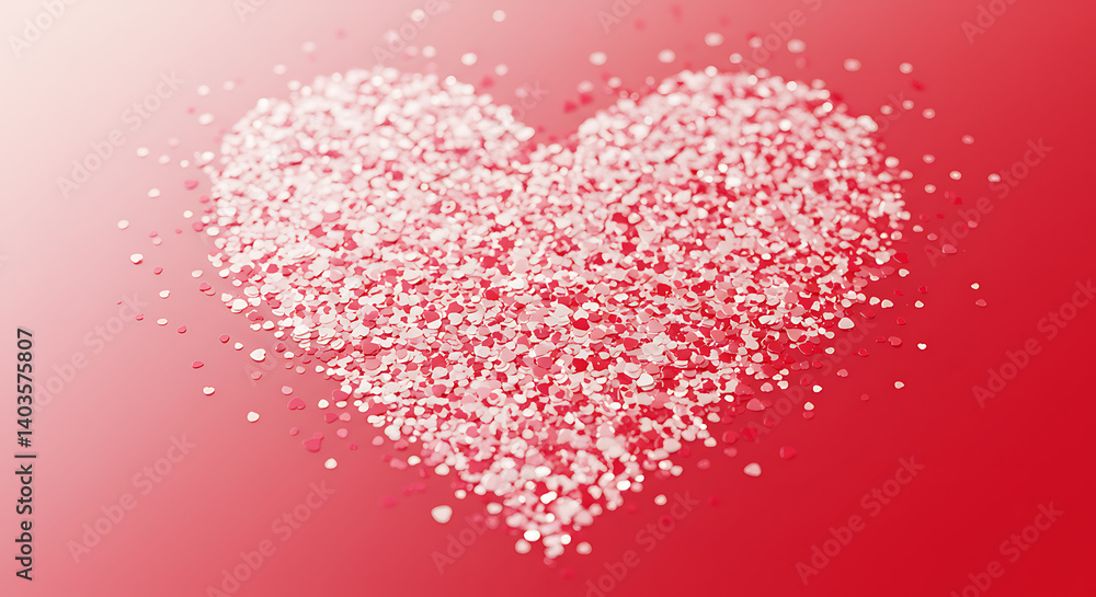 Crimson Stardust Heart AI Generated Crimson Stardust Heart AI Generated