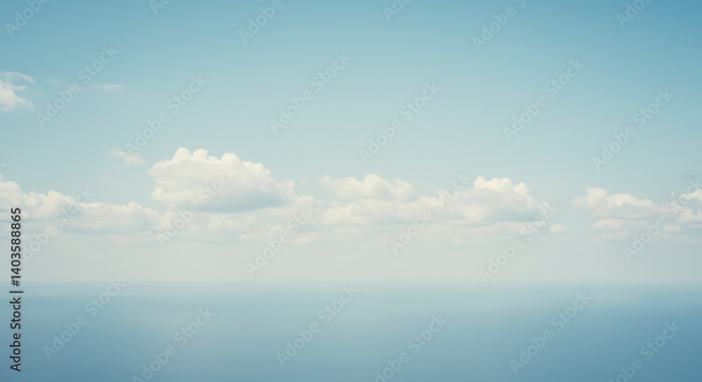 Obraz premium Celestial Horizon's Embrace AI Generated