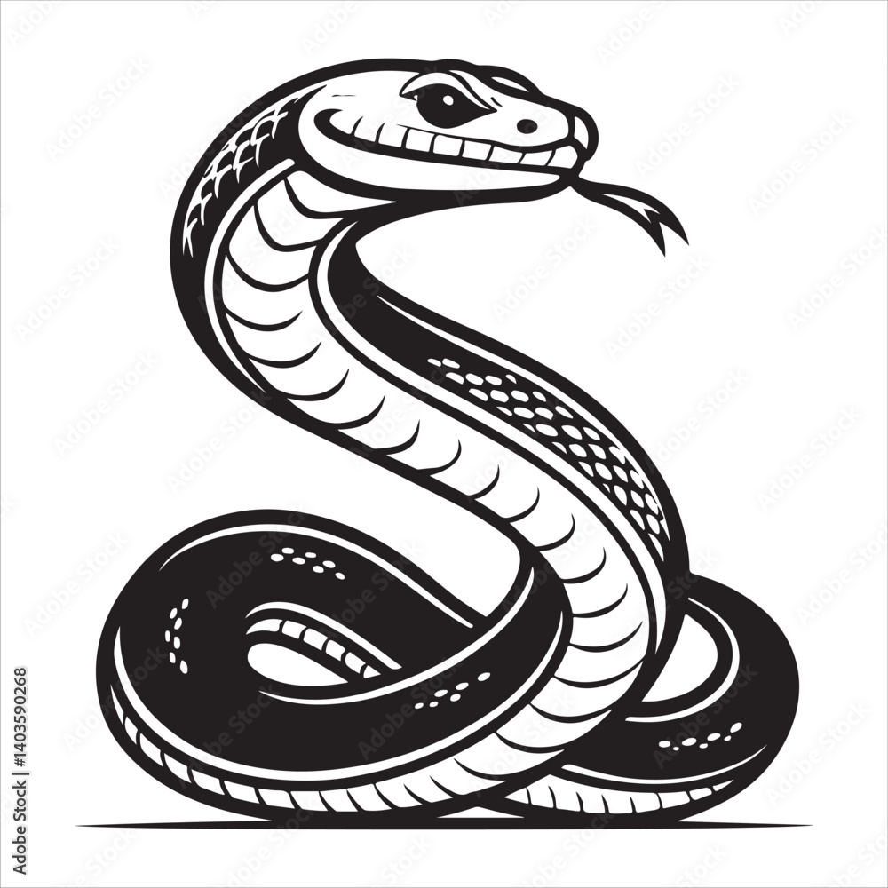 Fototapeta premium python Vector