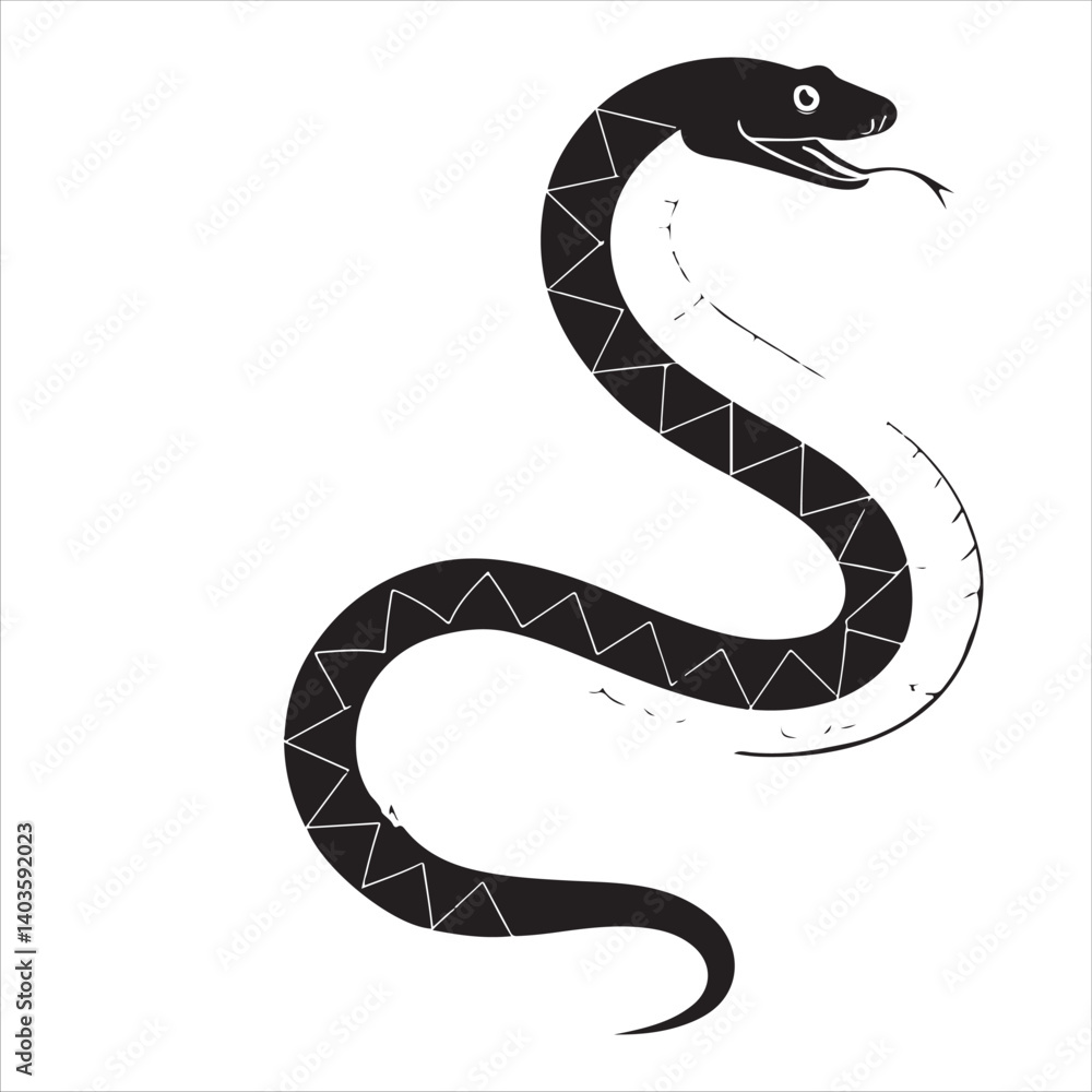 Fototapeta premium python Vector