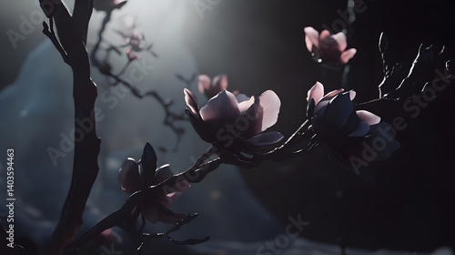 Elegant Vintage Floral Pattern in Pastel Colors with Classic Charm