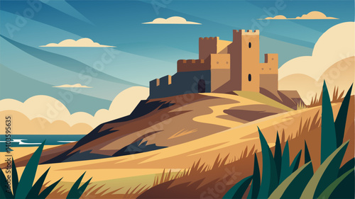 Nestled a the rolling dunes and windswept grasses stands a historic coastal fortress a testament to the resilience of those who once defended it.