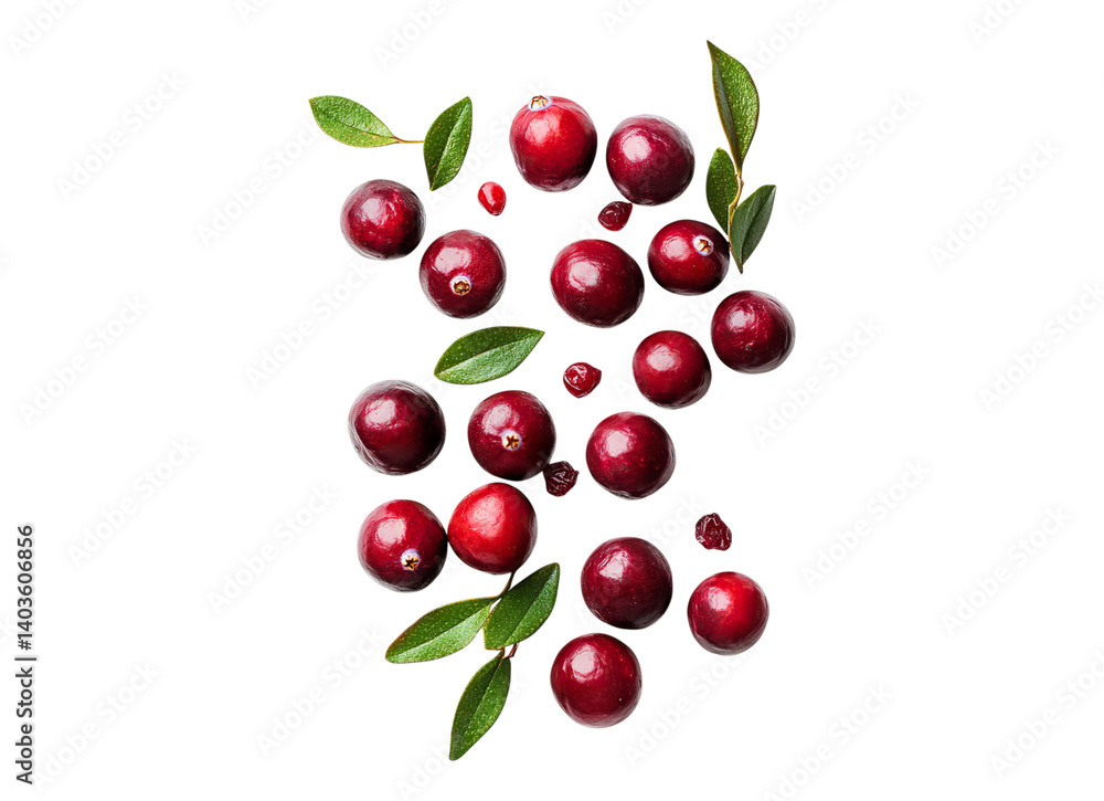 Obraz premium Fresh Dried Cranberries