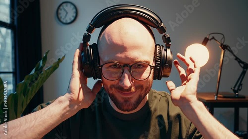 The Man with Headphones
