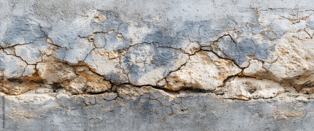Obraz premium Cracked Stone Wall Texture