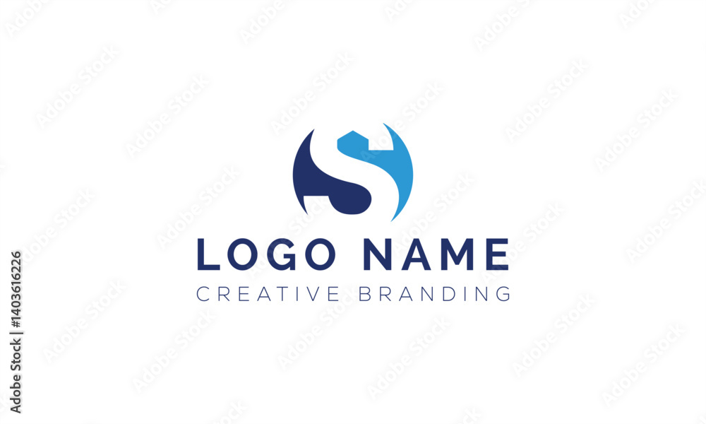 Minimalist S Logo for Branding and Identity. Minimalist S Logo for Branding and Identity.