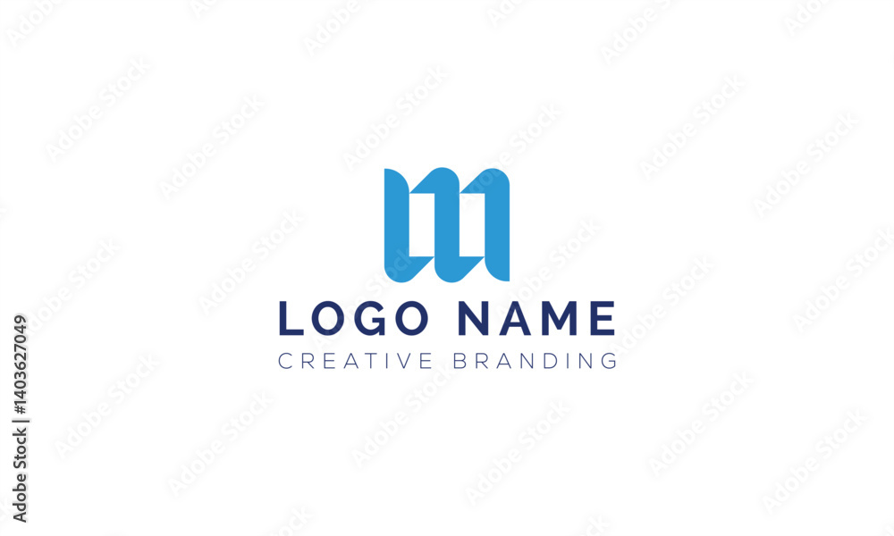 Minimalist M Logo for Branding and Identity. Minimalist M Logo for Branding and Identity.