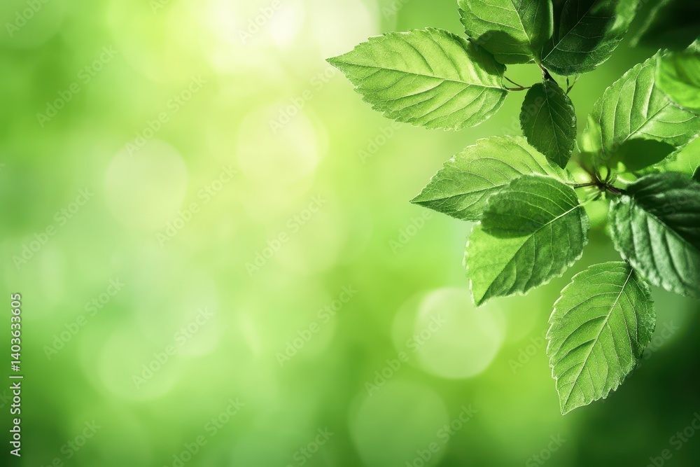 Fresh leaves in bright sunlight Fresh leaves in bright sunlight