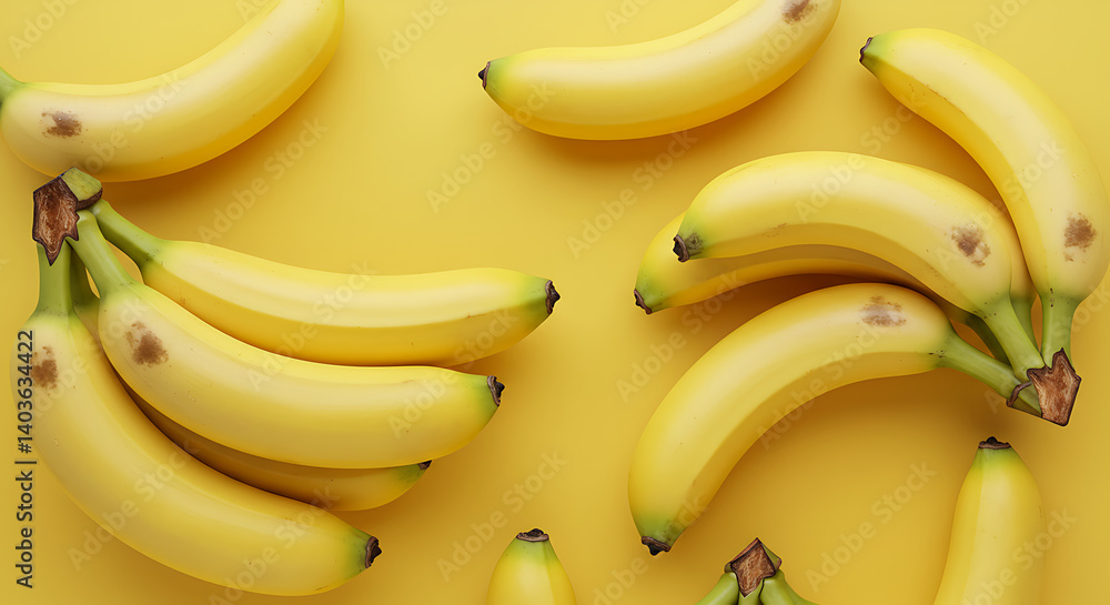 Golden Hour Bananas AI Generated Golden Hour Bananas AI Generated