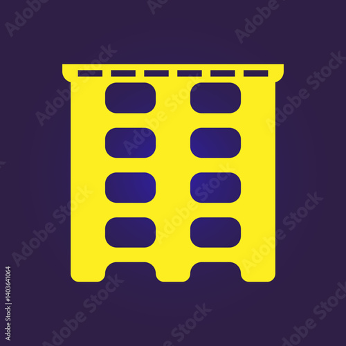 Trellis trendy icon rich abstract vector illustration colorful artwork lovely design