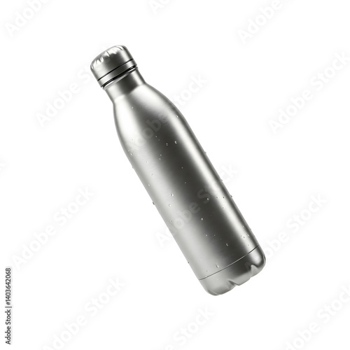 Wallpaper Mural reusable metal water bottle on a solid white background Torontodigital.ca
