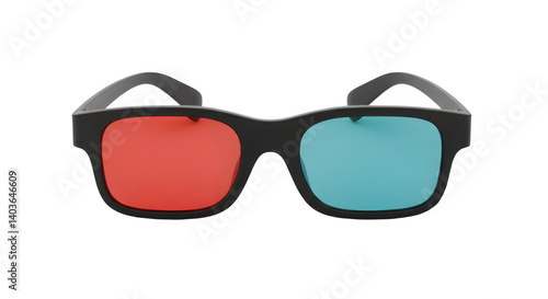 Classic Black 3D Anaglyph Glasses