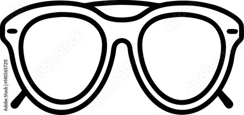 vector illustration of  sunglass