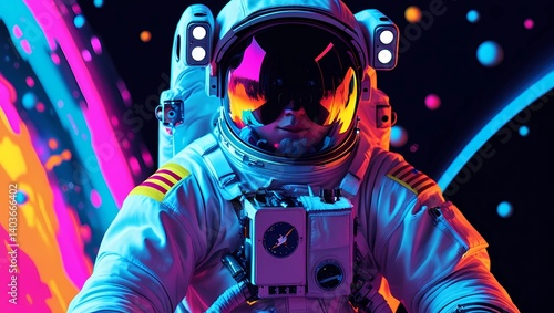 Artistic representation of Astronaut
