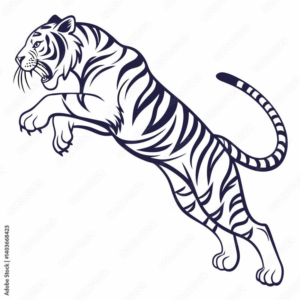 tiger-running-vector tiger-running-vector