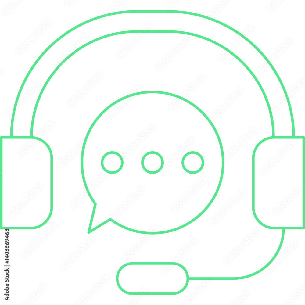 Customer Support icon single vector illustration Customer Support icon single vector illustration