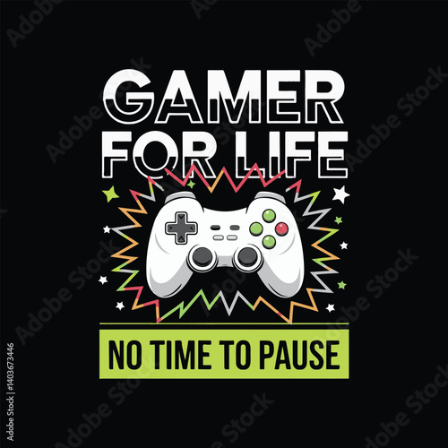 Gaming t shirt design