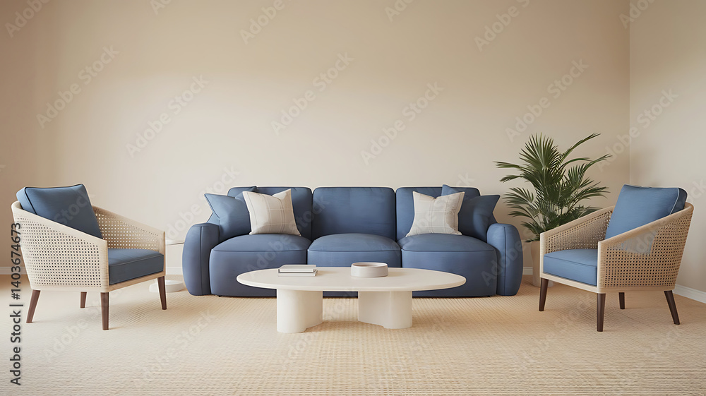 custom made wallpaper toronto digitala 3d rendering of a living room interior