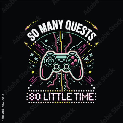 Gaming t shirt design