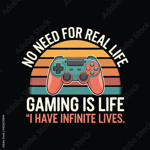 Gaming t shirt design