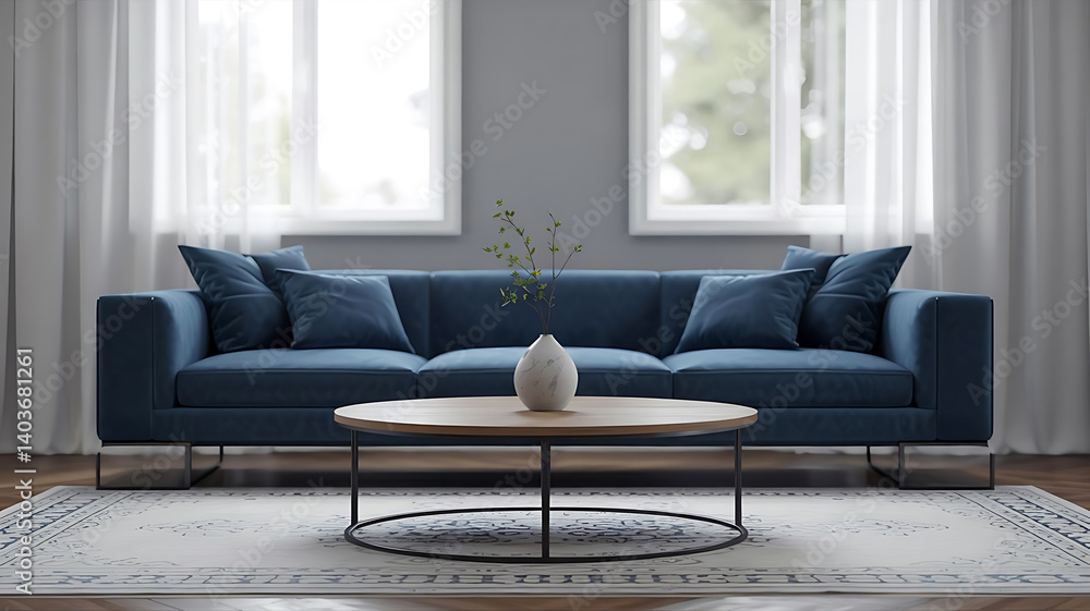 custom made wallpaper toronto digitala 3d rendering of a living room interior