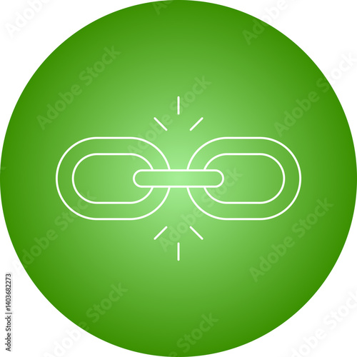 Link Building icon single vector illustration