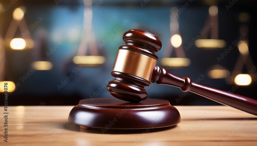 a gavel on a table symbolizing justice and legal proceedings a gavel on a table symbolizing justice and legal proceedings