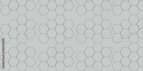 Abstract  honeycomb gray and grey.ideas for your design banners , book, Website work, stripes,3D Futuristic hexagonal geometric hexagon print texture  banner panorama mosaic gray background.