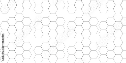 Abstract  honeycomb white and grey.ideas for your design banners , book, Website work, stripes,3D Futuristic hexagonal geometric hexagon print texture  banner panorama mosaic white background.