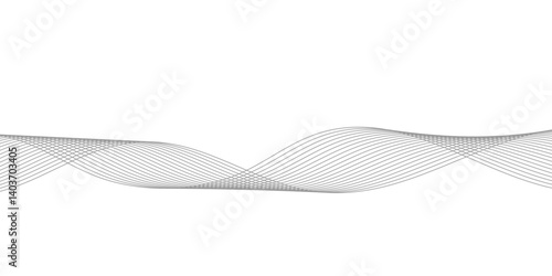  Abstract wave line for banner, wallpaper background with wave design.Abstract background with business lines.Dynamic flowing wave lines design element. Futuristic technology and sound wave pattern.