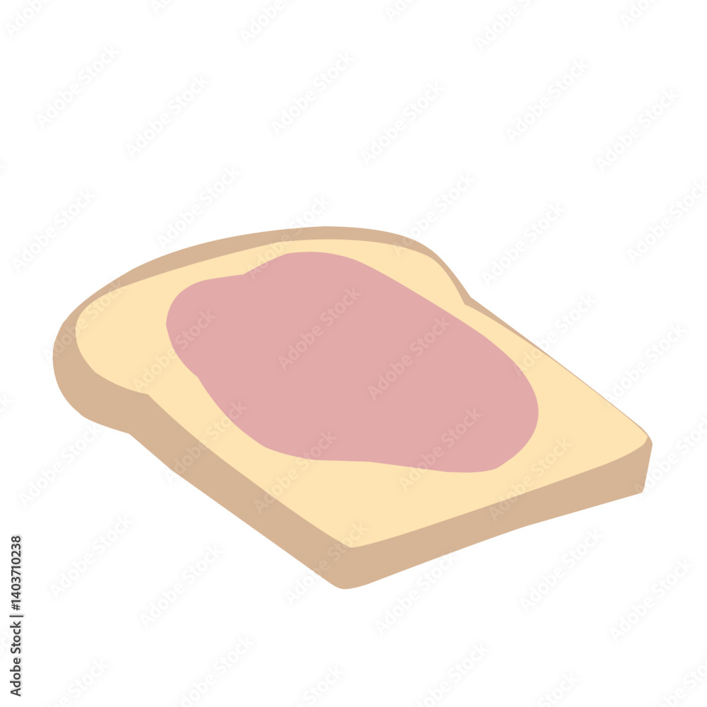 ilustrasi vektor jenis roti ilustrasi vektor jenis roti