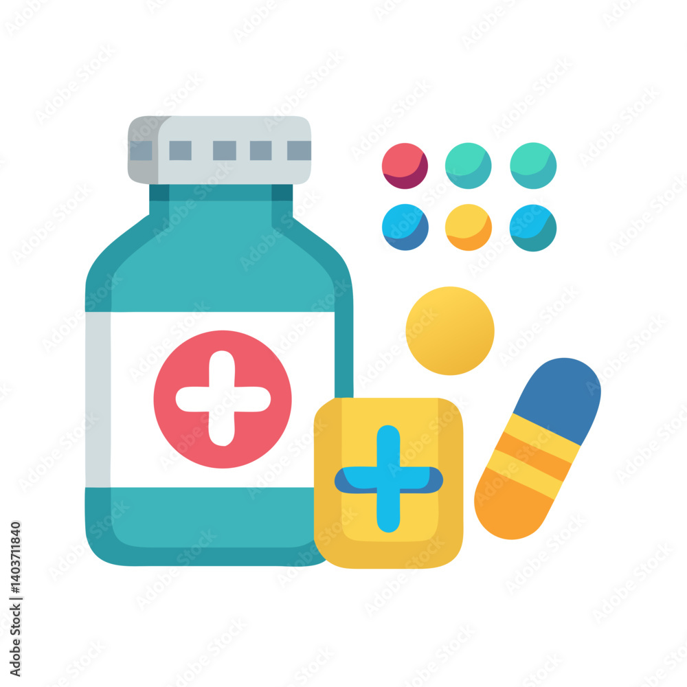 Pills Medicine Health Icon Set for Medical and Pharmaceutical Solutions Pills Medicine Health Icon Set for Medical and Pharmaceutical Solutions